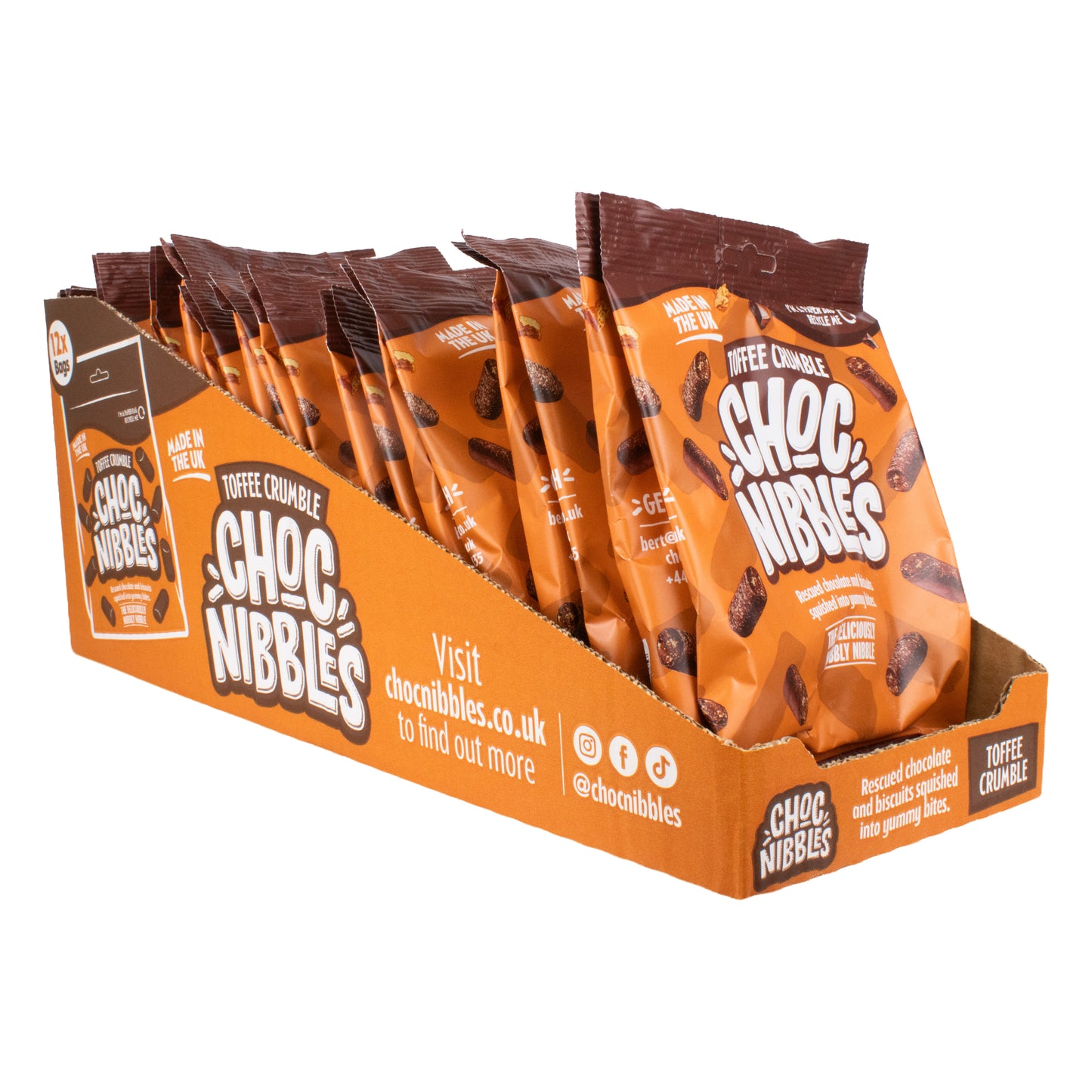 Chocolate Nibbles - Toffee 135g