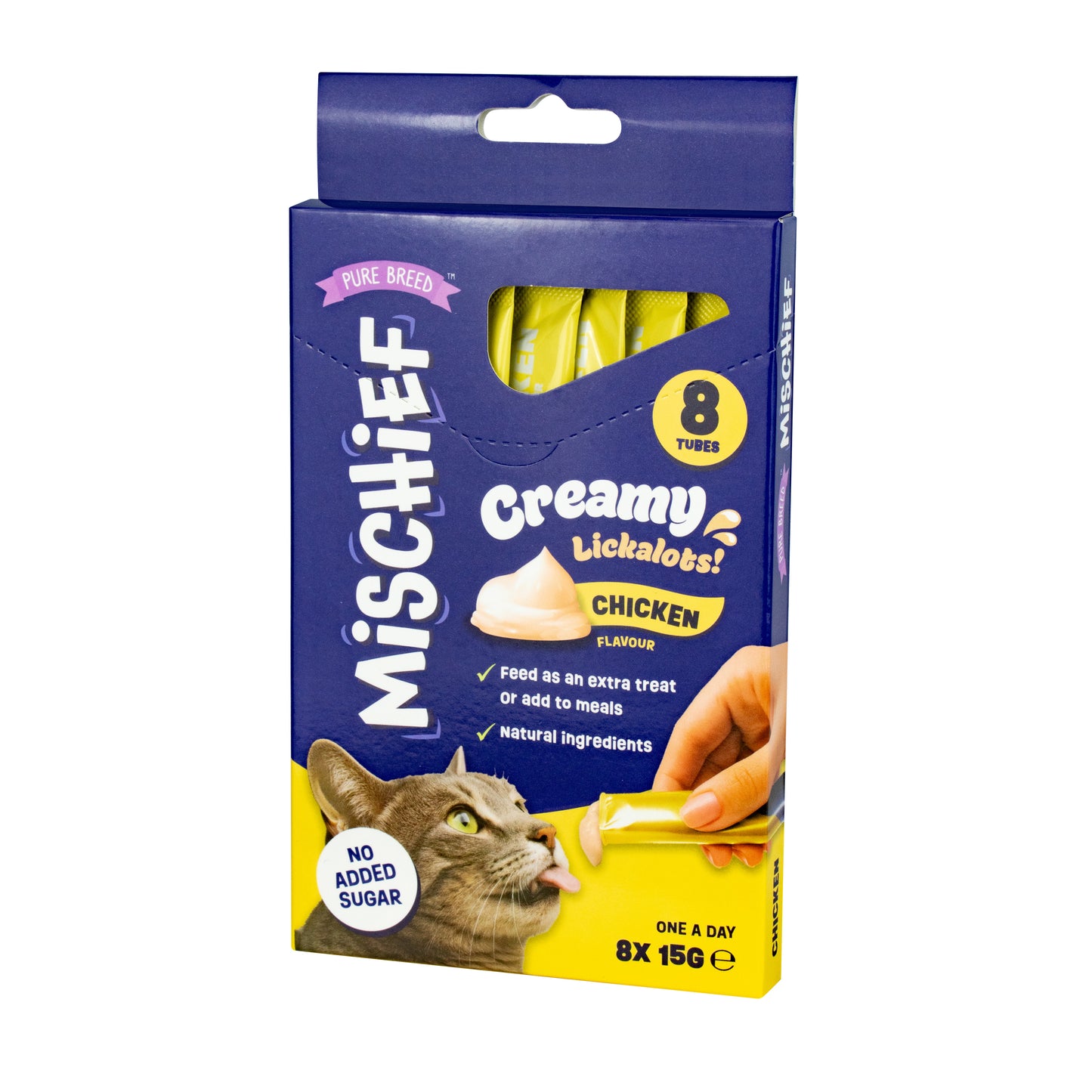 Mischief Cat Creamy Lickalots Chicken 8pk OC