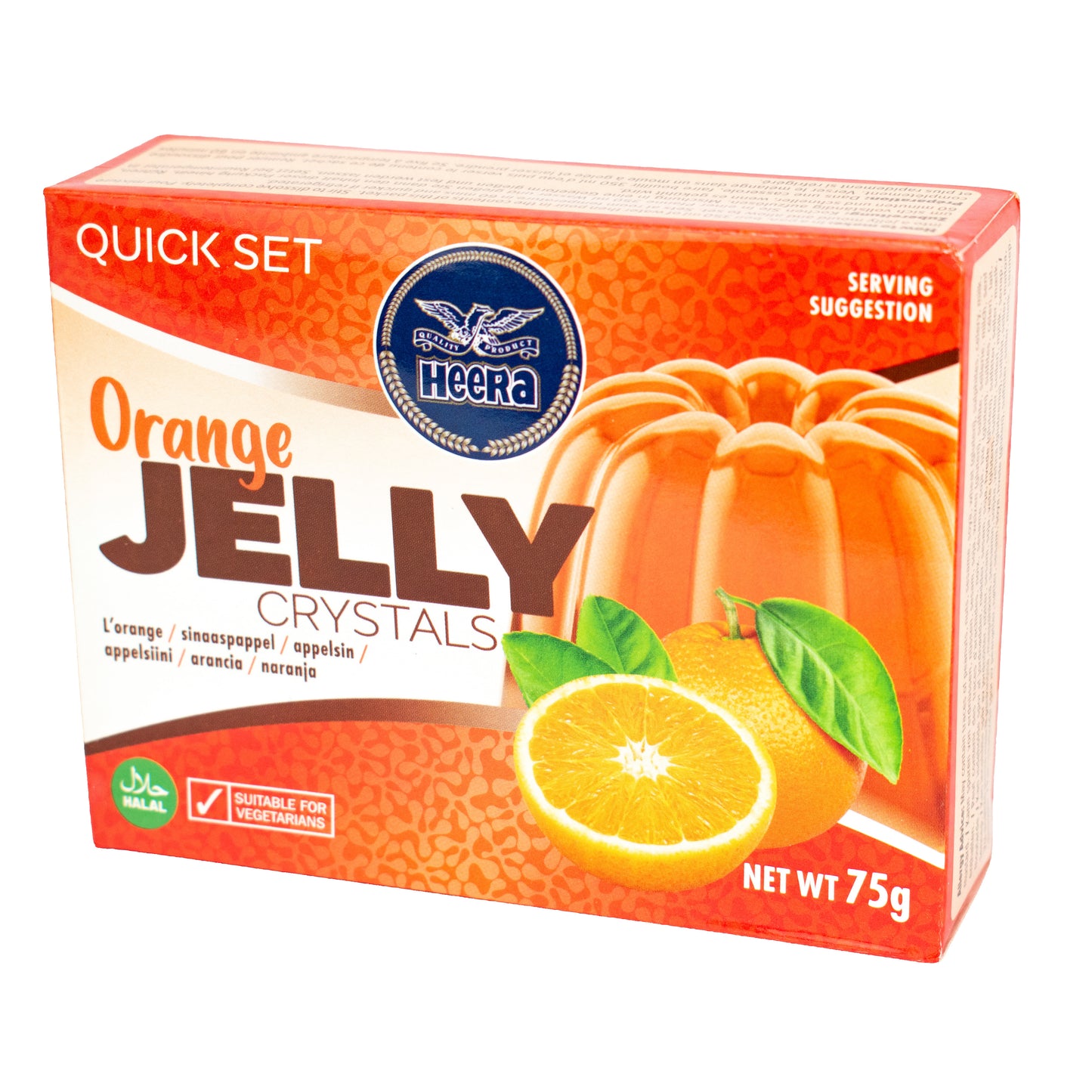 Orange Jelly Crystals Halal