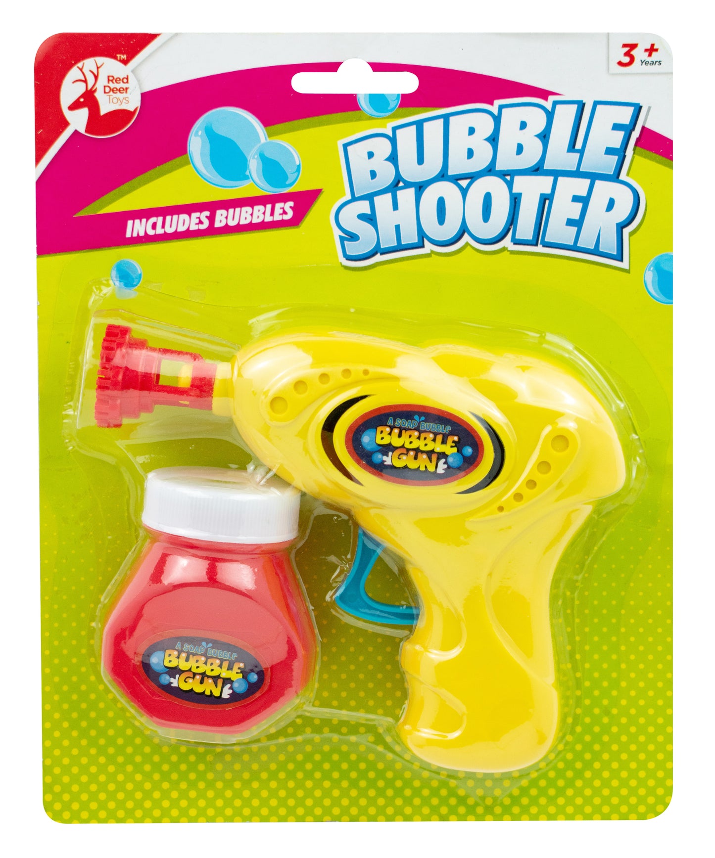Bubble Gun with 1 bottle.