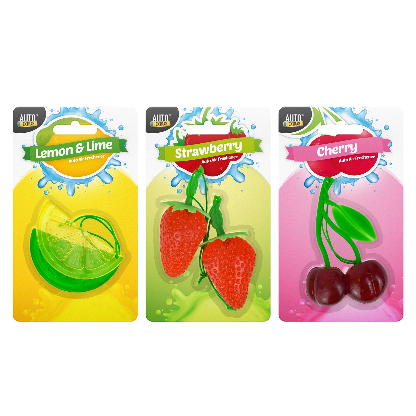 Fresh N Fruity Car Air Fresheners Clipstrip (OC)