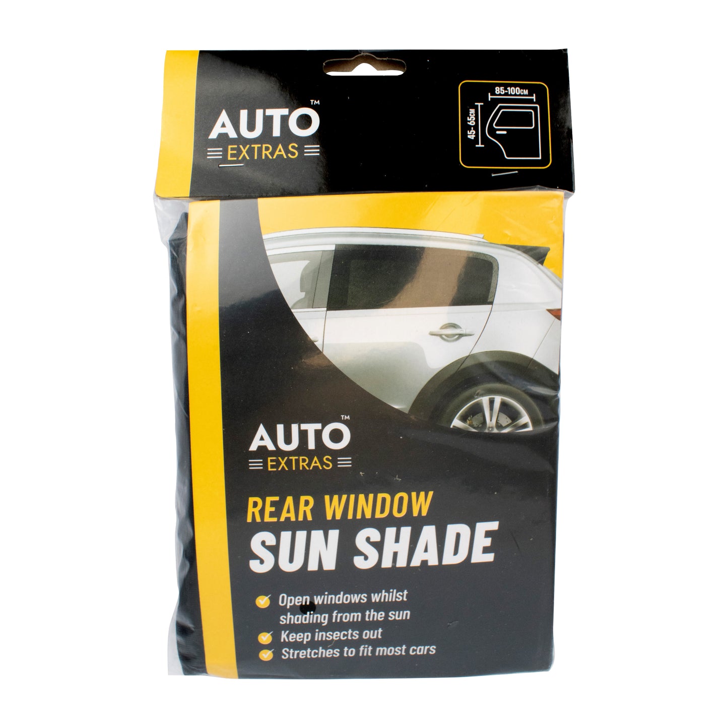 Car rear window shade