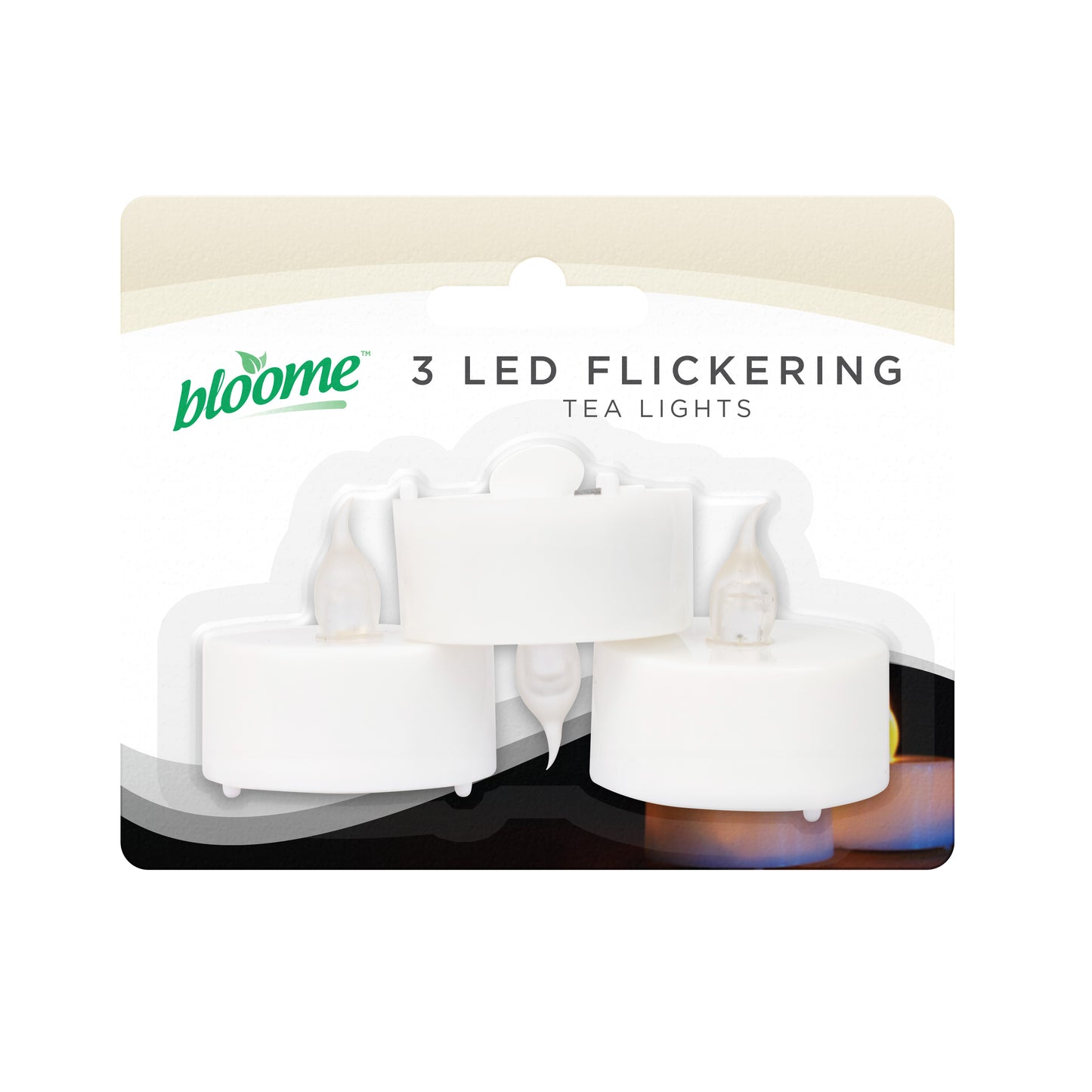 LED Flickering Tealights 3pk