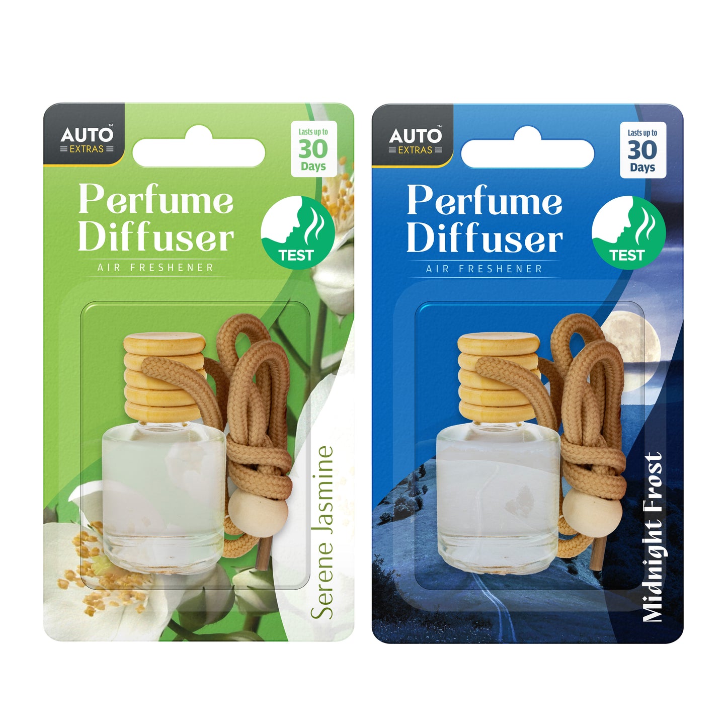 Perfume bottle air freshener