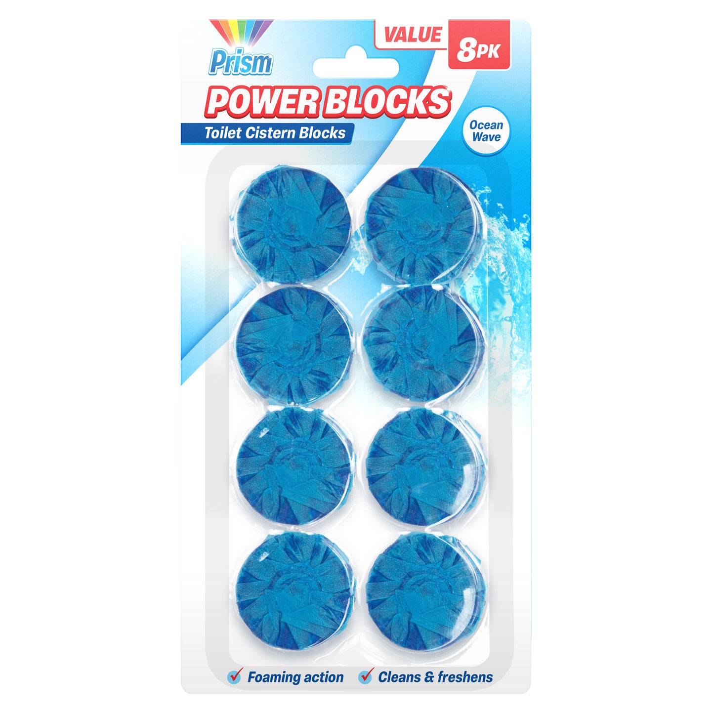 Ocean Fragranced Toilet Block 8x50g