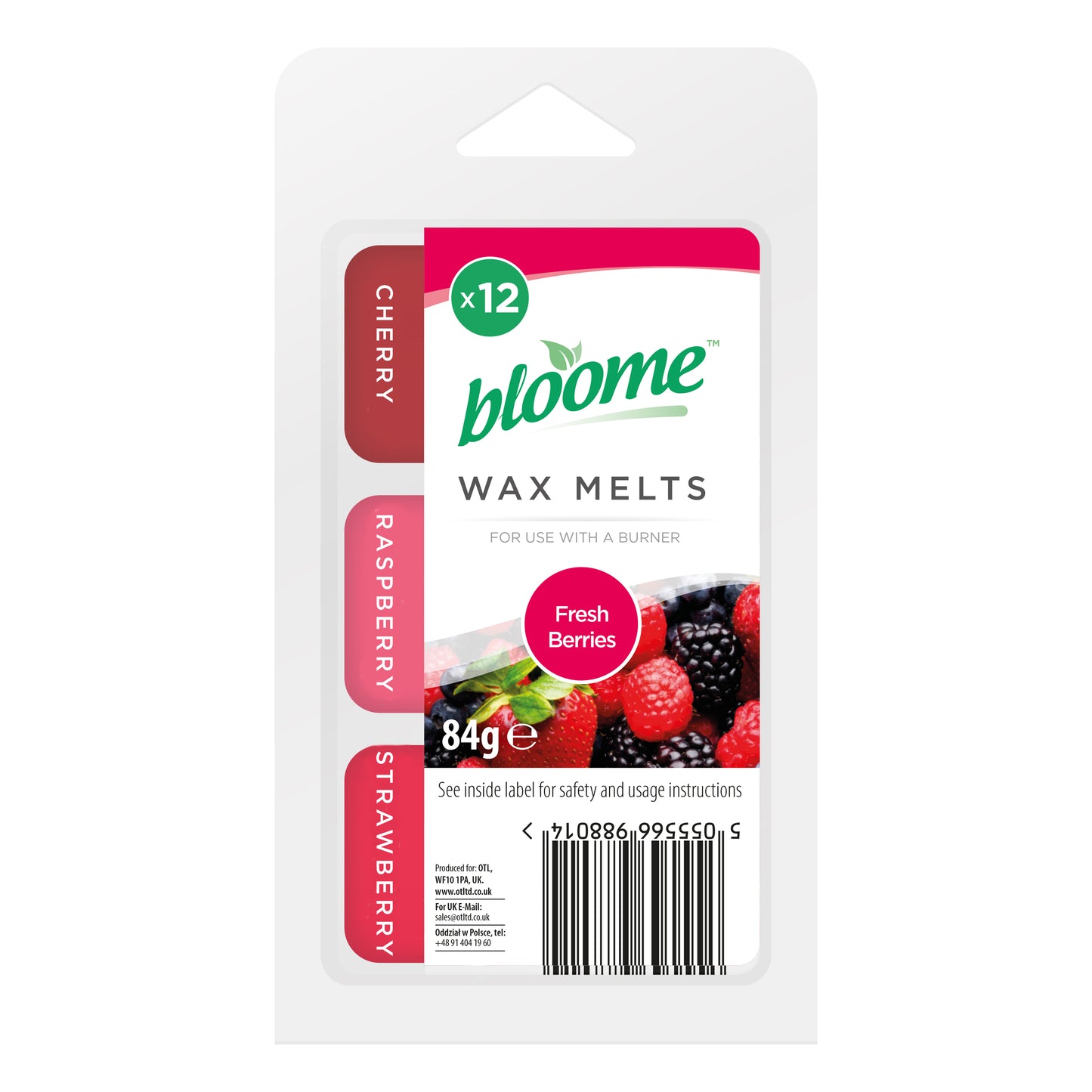 Triple Frag Wax Melts Fresh Berries (4x6)