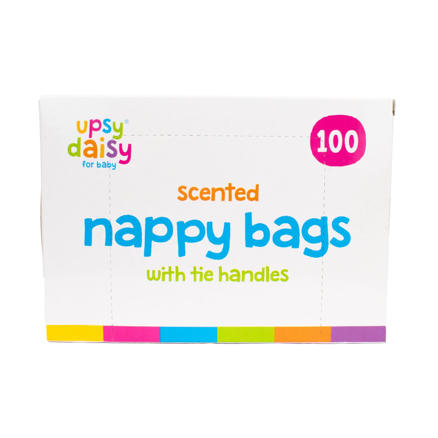 100pk Scented Nappy Bags