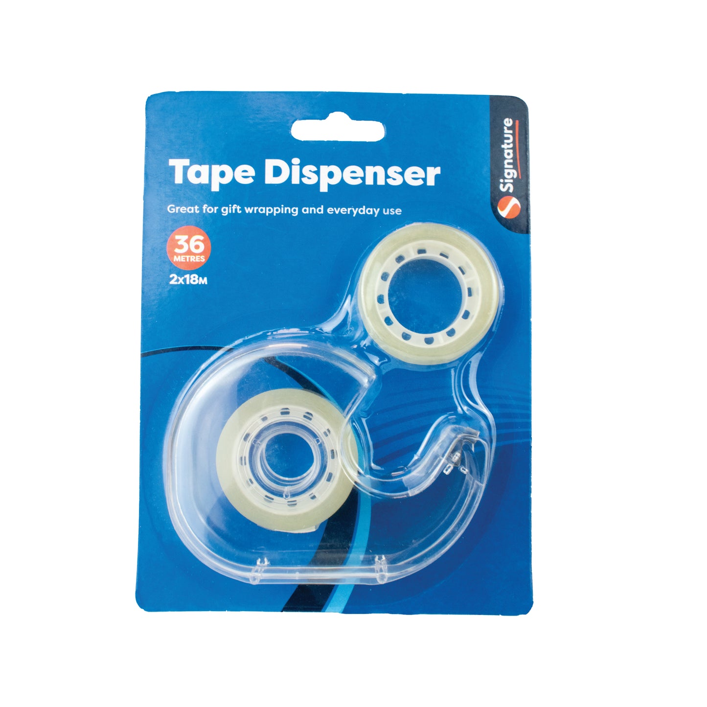 Tape Dispenser with Two 18M Rolls