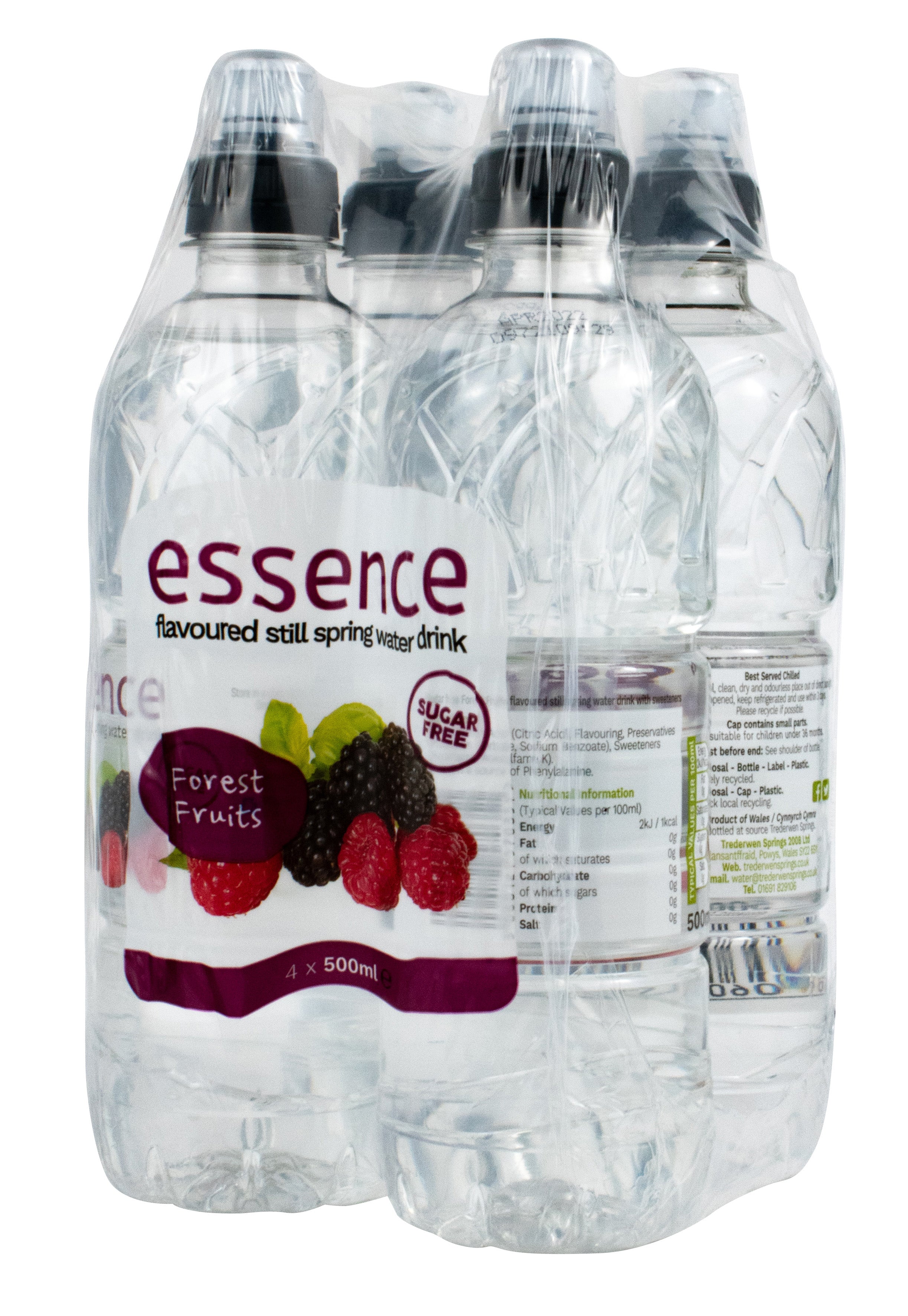 Essence Forest Fruits Still Water 4x500ml – OTL Production