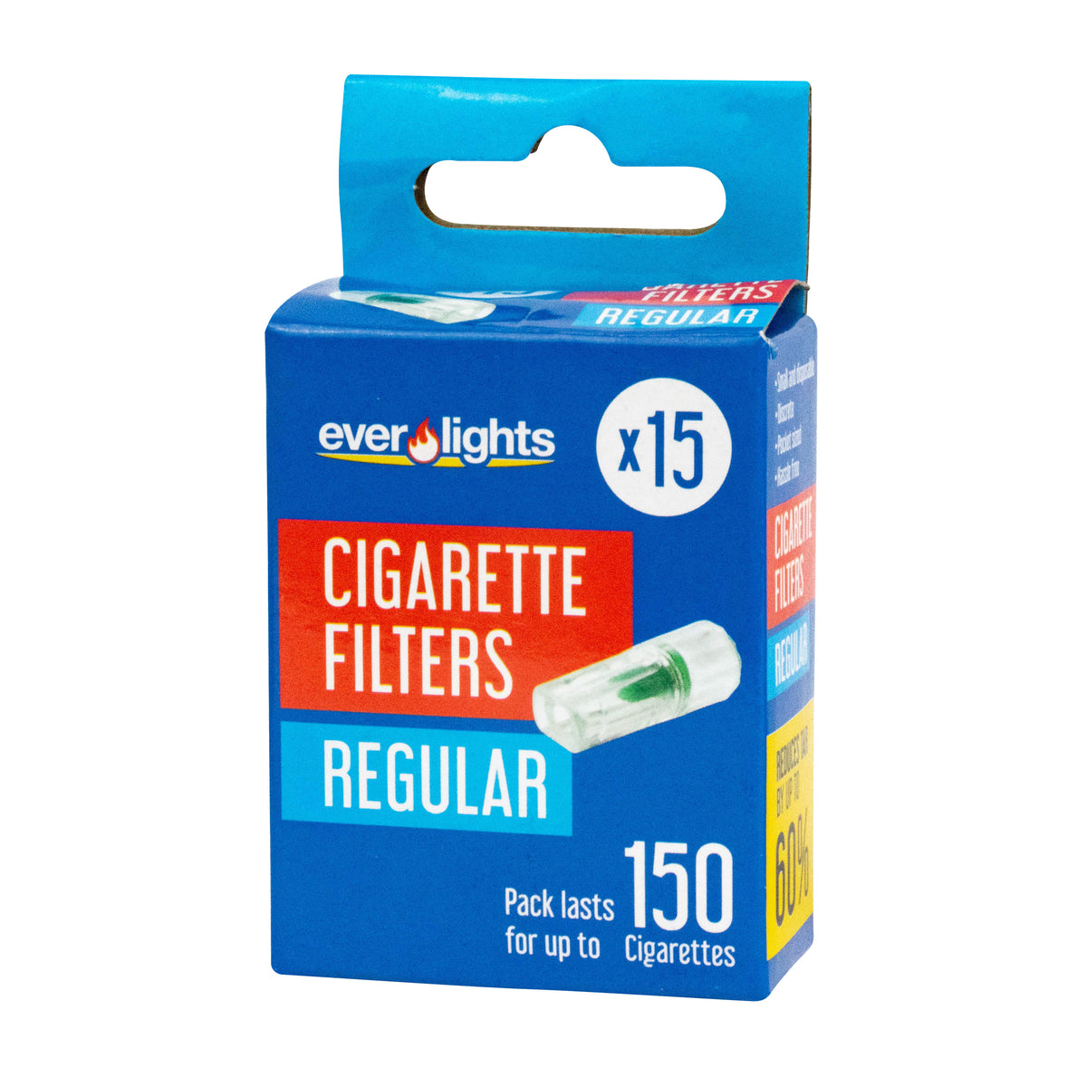 Regular Cigarette Filters 15pk