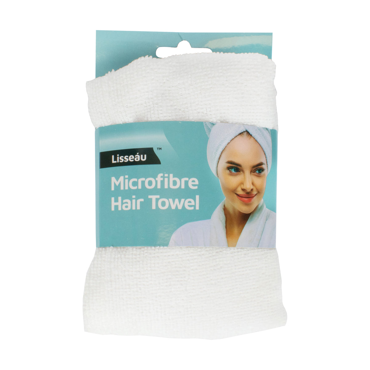 Microfibre Hair Towel 1pk Clipstrip