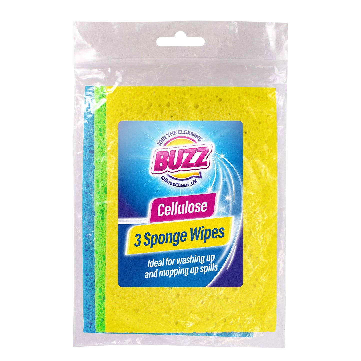 Buzz 3pk Cellulose Sponges