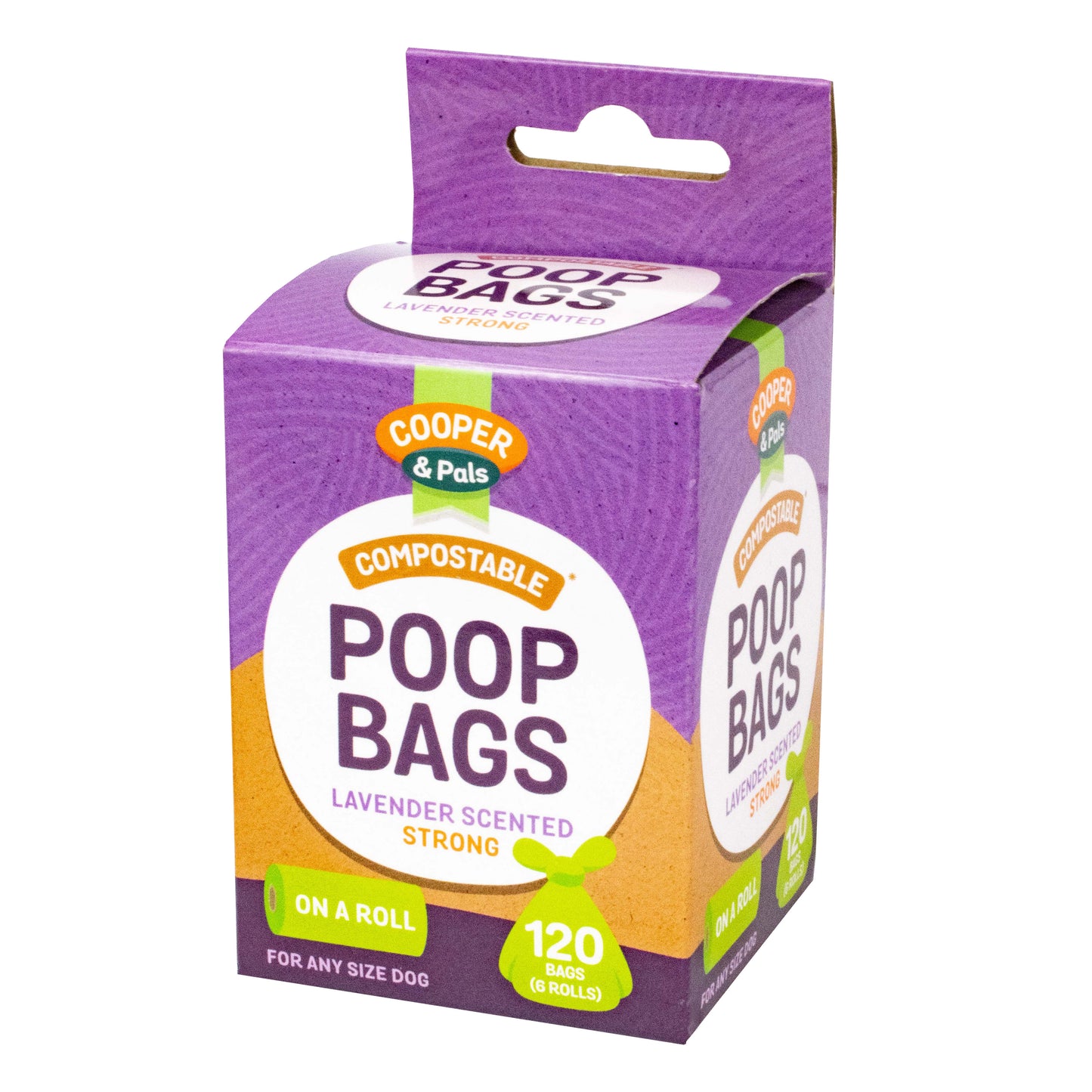 120pk Scented Degradable Refill Poo Bag Rolls