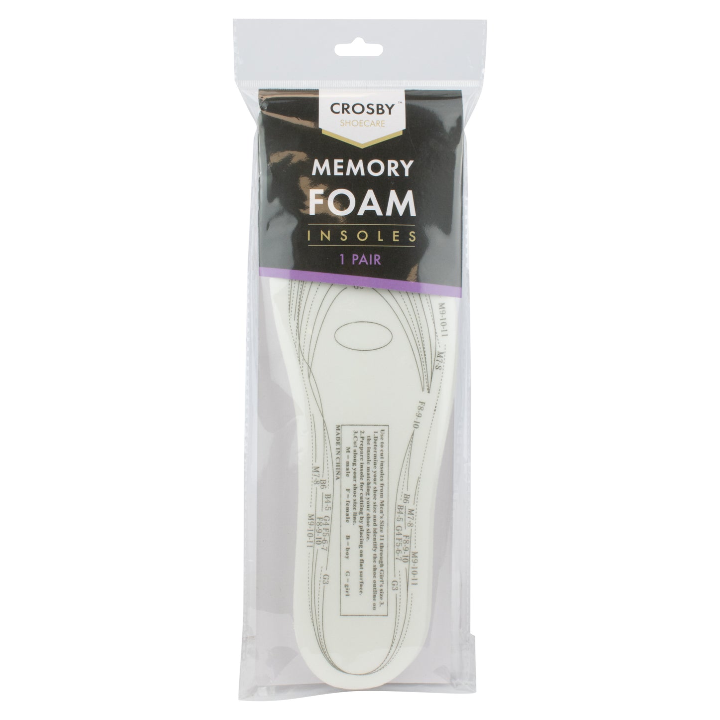 Memory Foam Insoles 1Pair