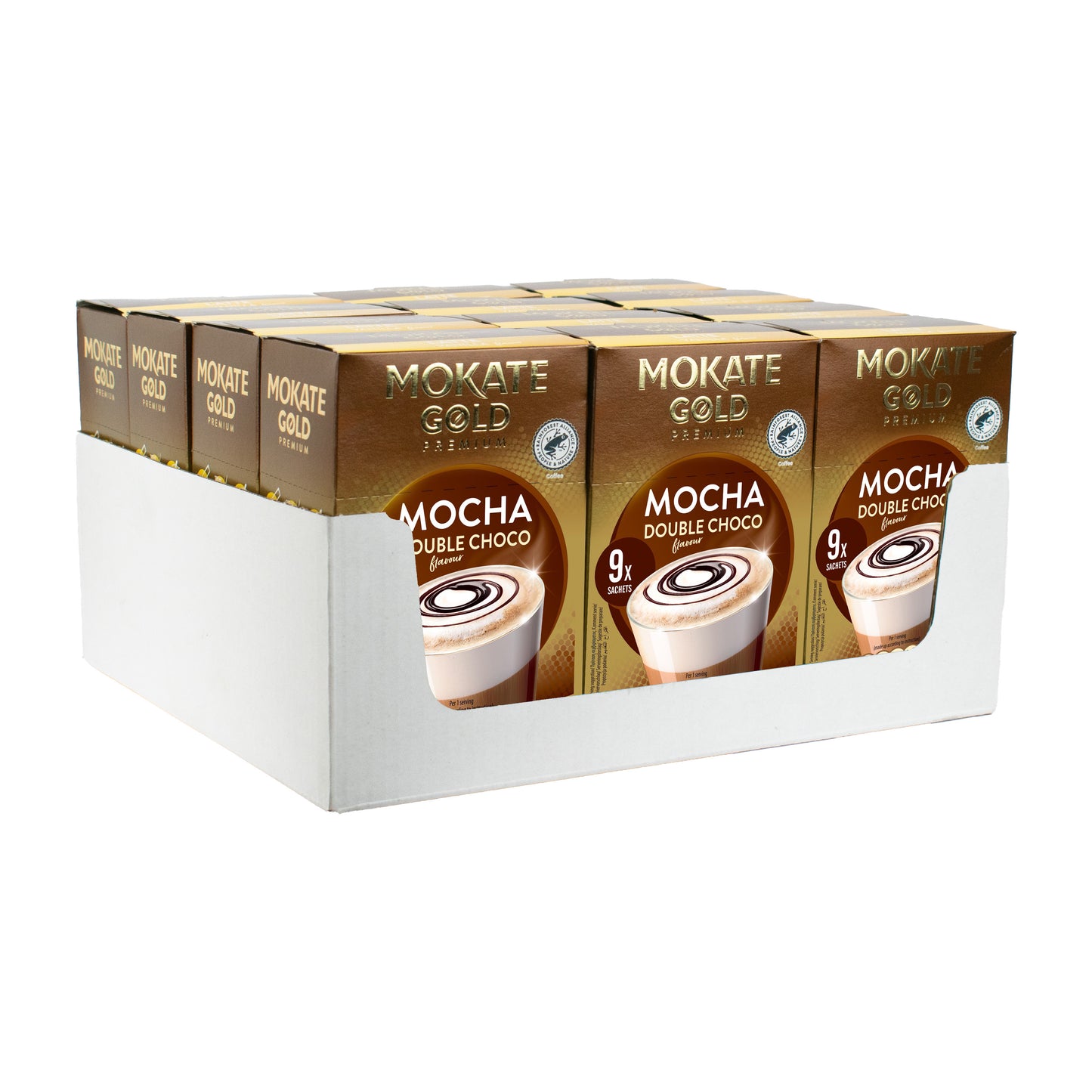 Mokate Gold Premium Double Choc Mocha 9pk 126g