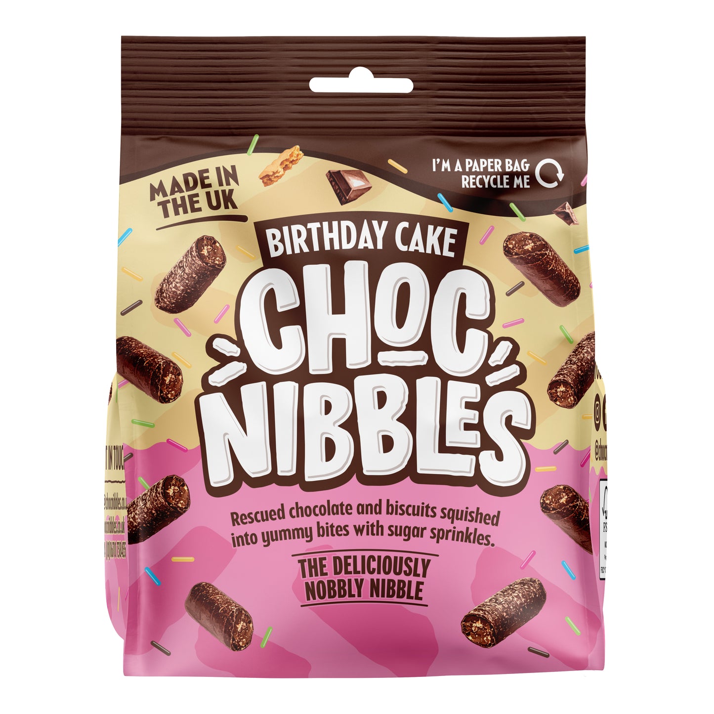 Chocolate Nibbles - Birthday Cake 135g