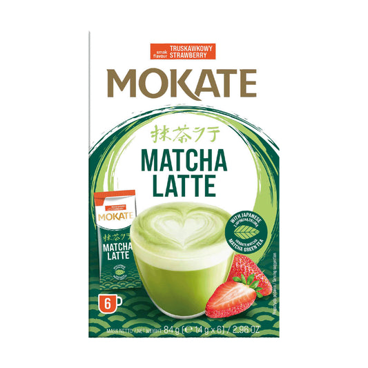 Mokate Matcha Latte Strawberry 6 Sachets