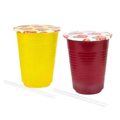 Funkee Monkee Sugar Free Juice Cup with Straw 12x 200ml - Orange & Raspberry