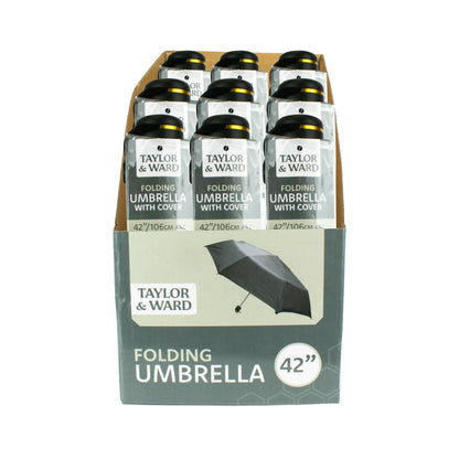Black Folding Umbrella
