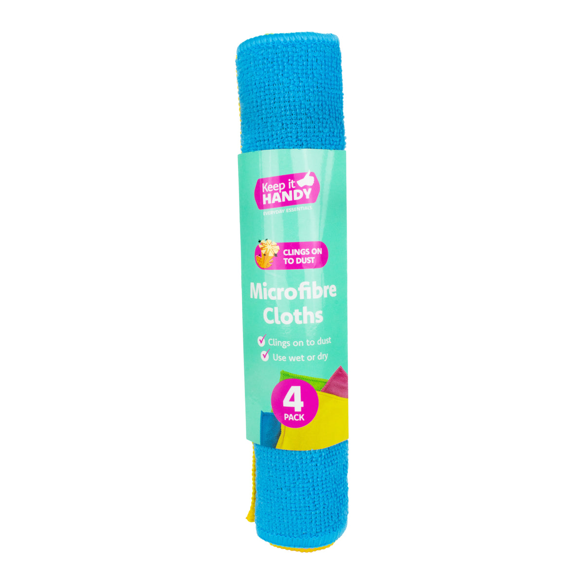 Microfibre Cleaning Cloths 4pk (KIH) Express