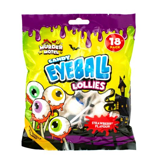 Eyeball Hard Boiled Lollipops 180g (18x 10g)