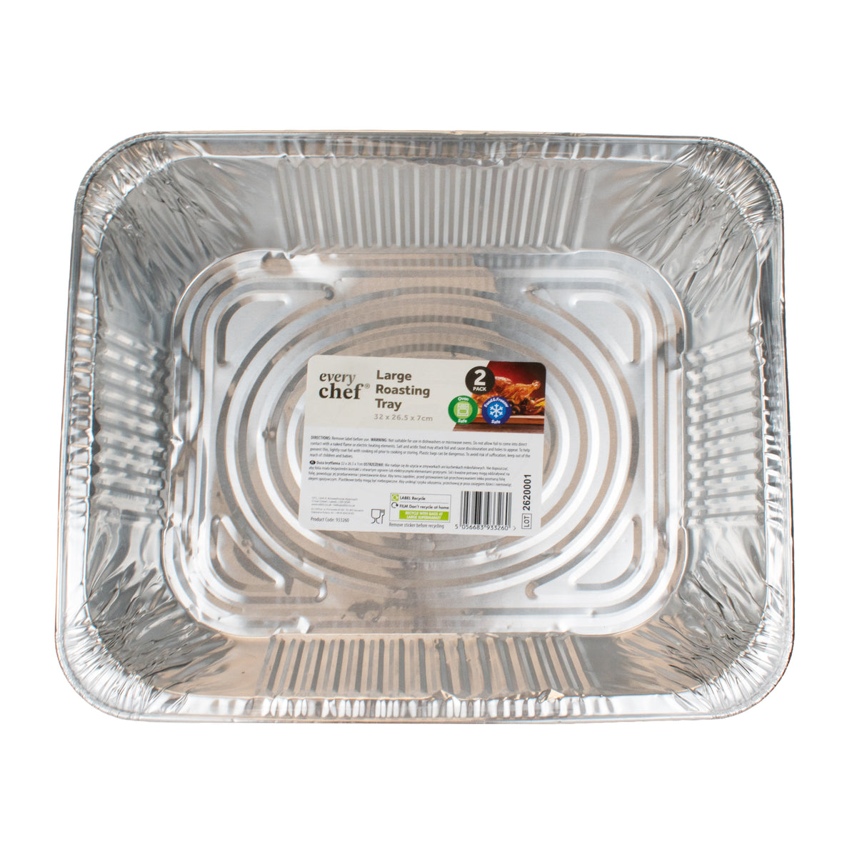 Large Foil Roasting Trays 2pk