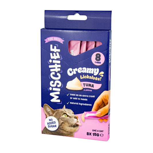 Mischief Cat Creamy Lickalots Tuna 8pk OC