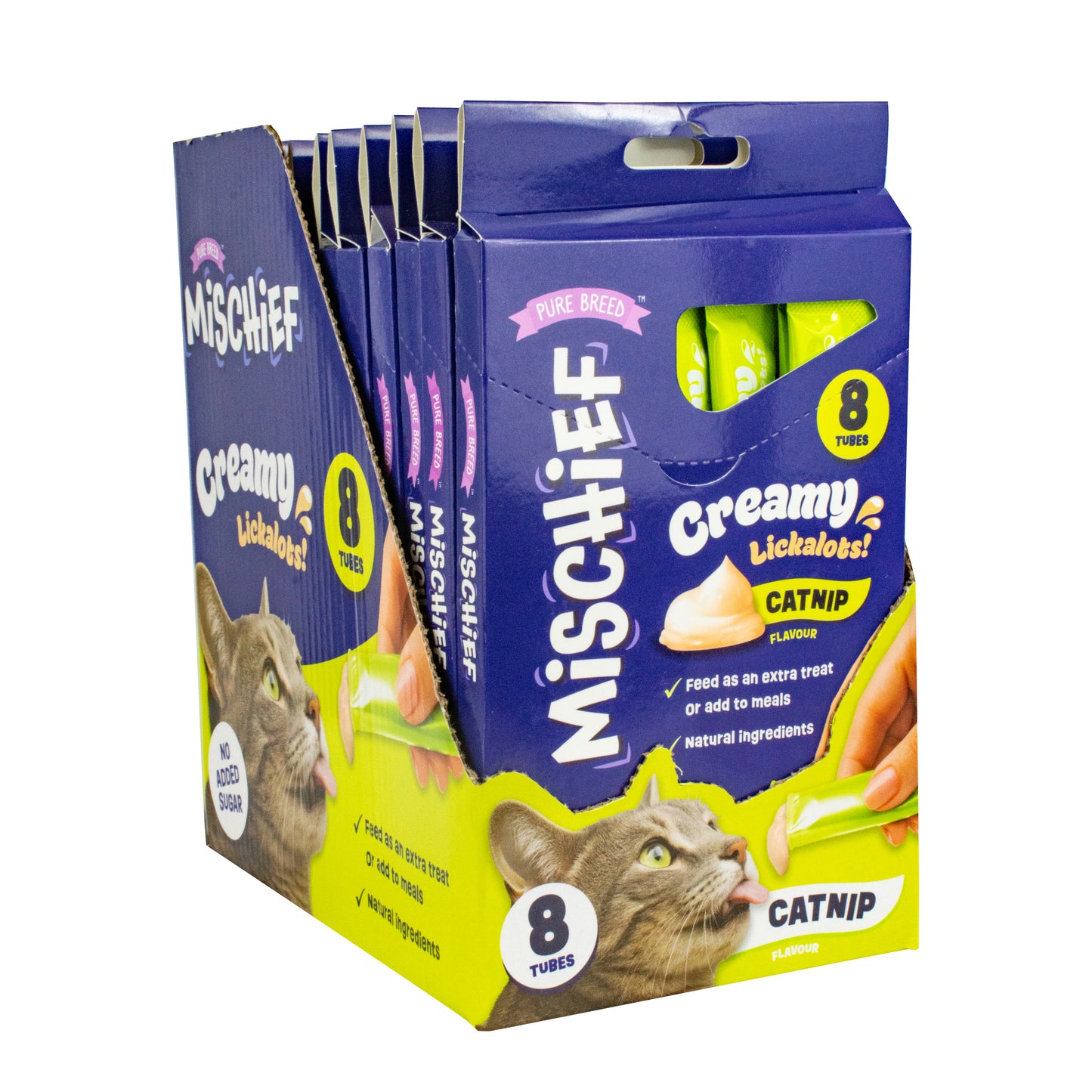 Mischief Cat Creamy Lickalots Catnip 8pk OC