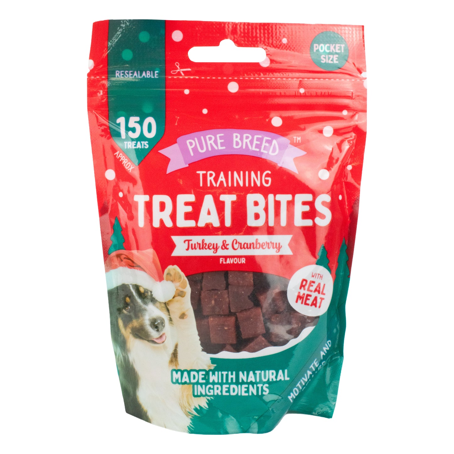 Pure Breed Dry Cube Turkey and Cranberry 100g