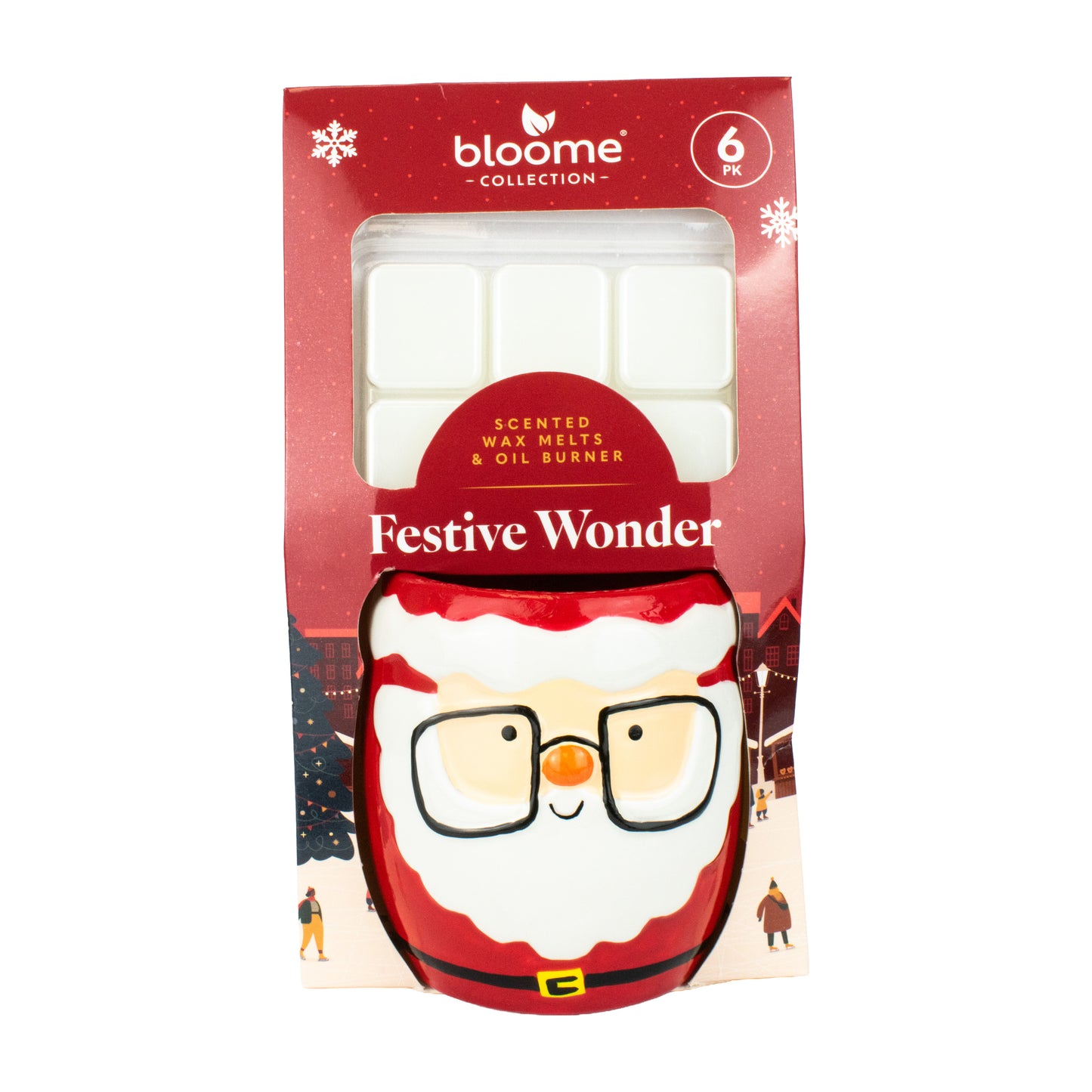 Christmas Wax Melts and Ceramic Burner - Festive Moments