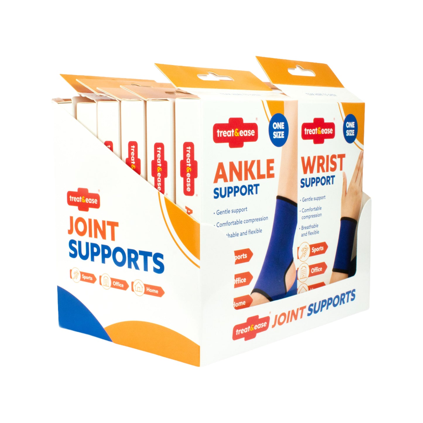 Ankle Support and Wrist Support 1pk assorted