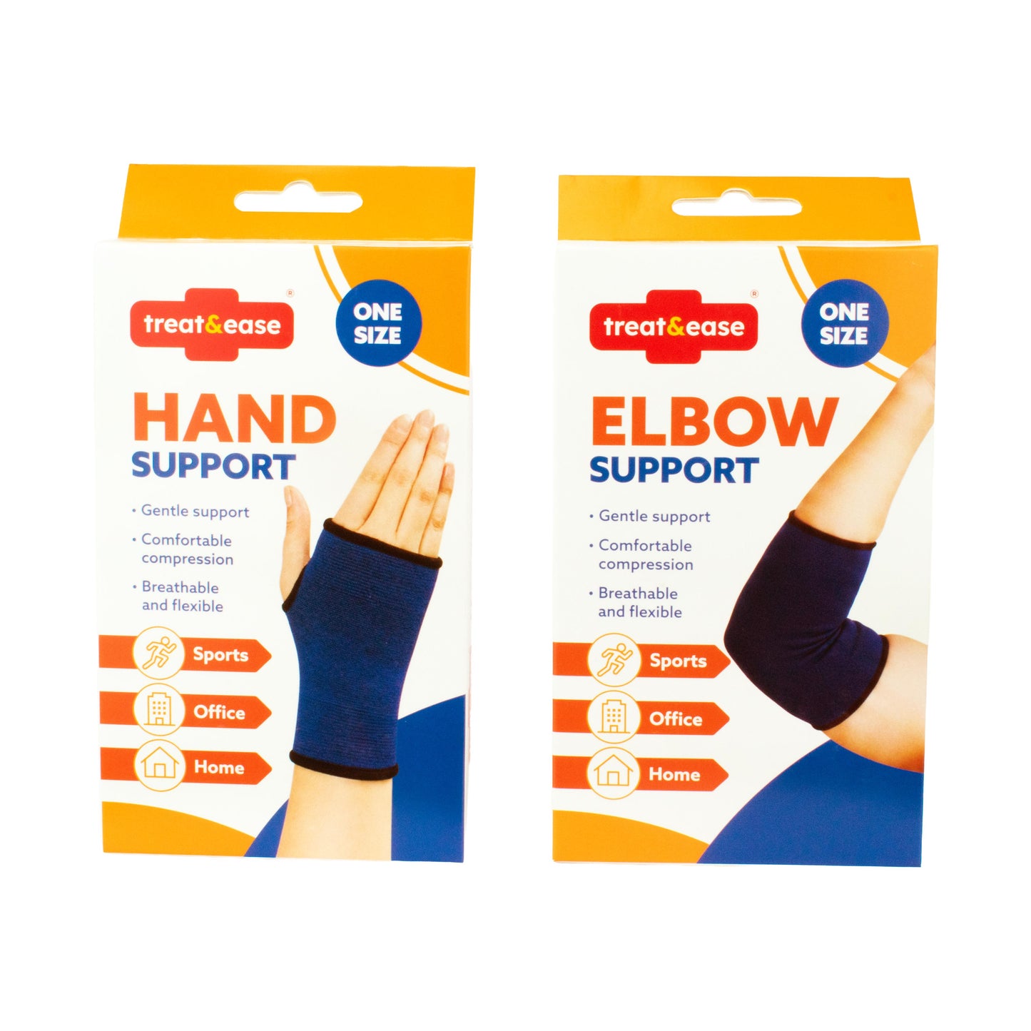 Elbow Support and Hand Support 1pk assorted
