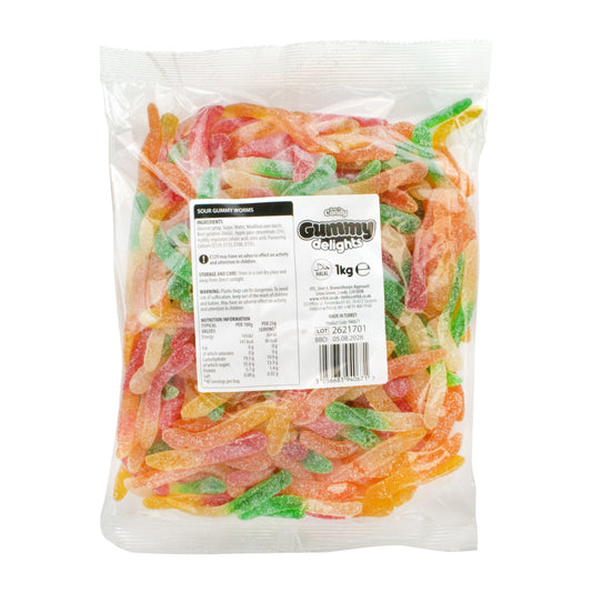 Keep It Candy Sour Worms 1kg Halal