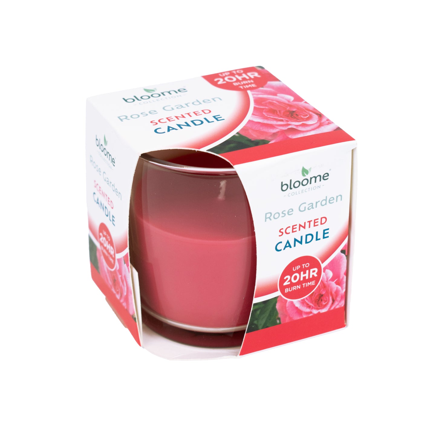 Fragranced Glass Jar Candle - Rose Garden