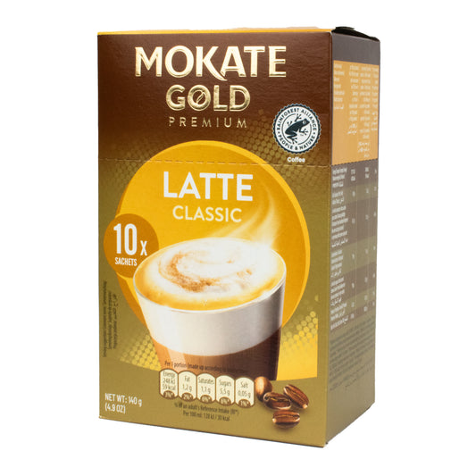 Mokate Gold Premium Coffee Latte 10pk 50g