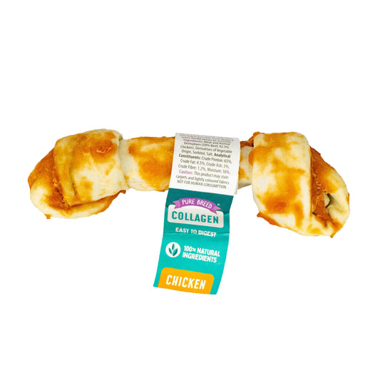 Collagen Knots - Large - Chicken 1pk (80g)