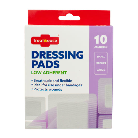 Dressing Pads 10pk Assorted Sizes