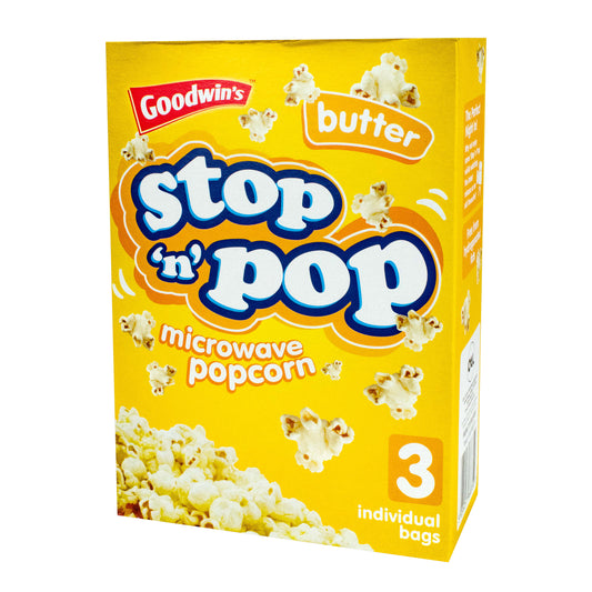 Microwave Butter Popcorn 3 x 85g