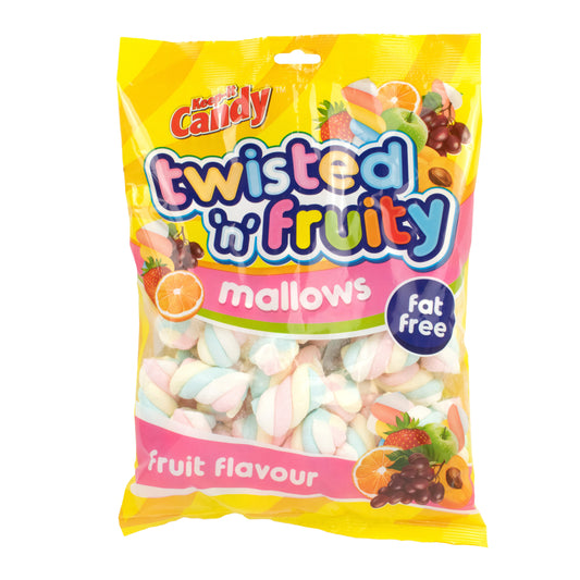 Fruit Flavoured Mini Twisted Marshmallows 250g