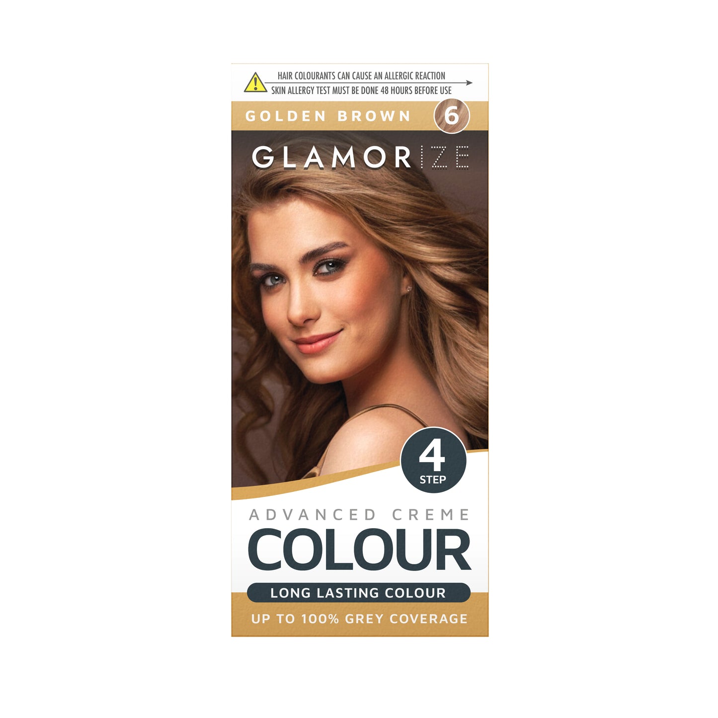 Golden Brown Hair Dye No.6 1pk