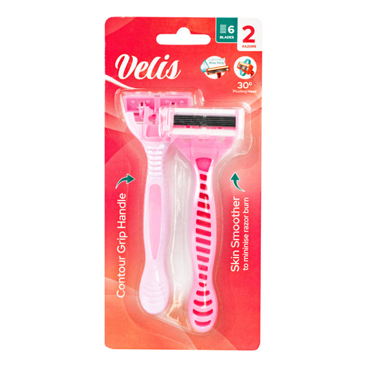 Womens 6 Blade Razor 2 Pack