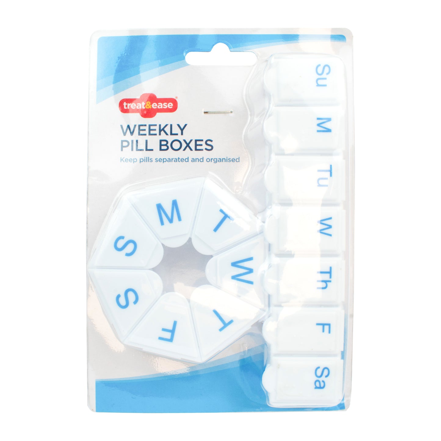 7 Day Weekly Pill Box 2pk