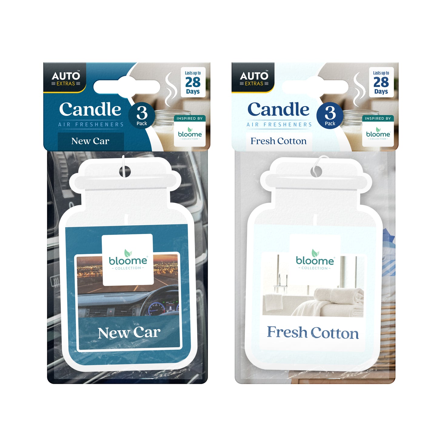Candle Jar Air Freshener 3pk