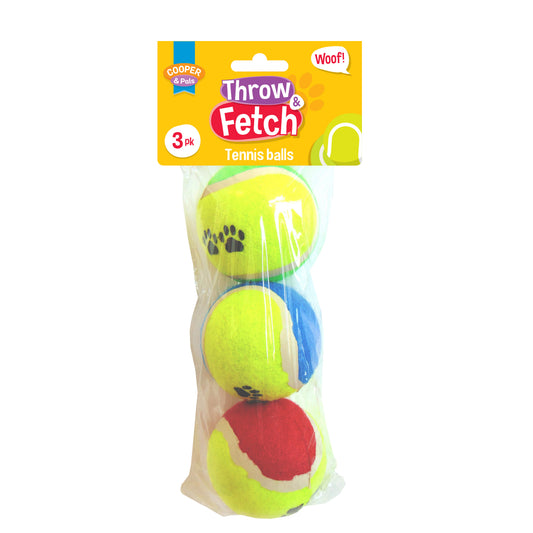 Fetch Em Tennis Ballz 3pk