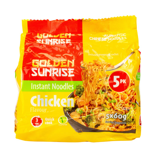 Chicken Flavour Instant Noodles Pack 5 x 60g
