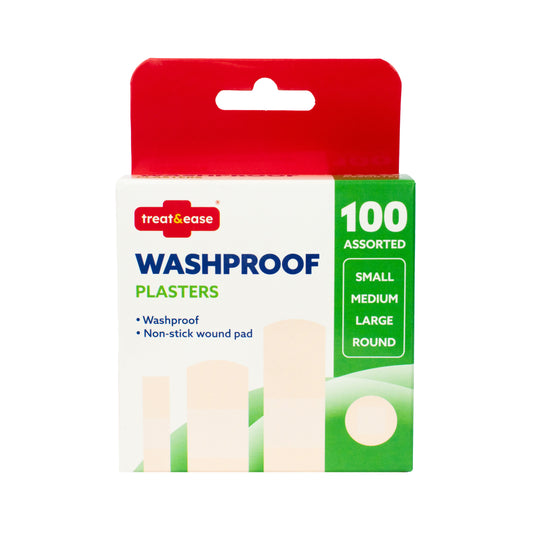 Washproof Plasters 100pk