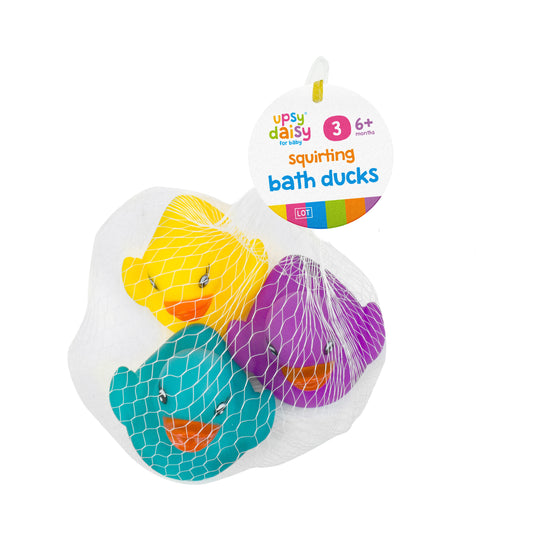 Squirting Bath Ducks 3pk