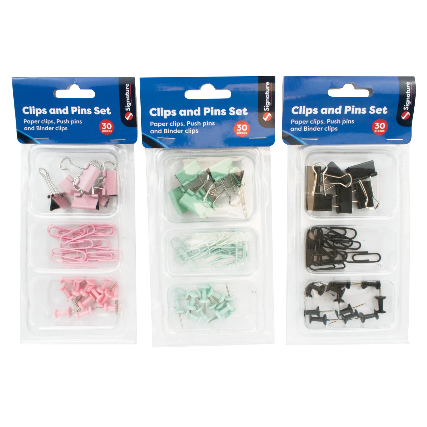 Clips and Pins set 30pcs