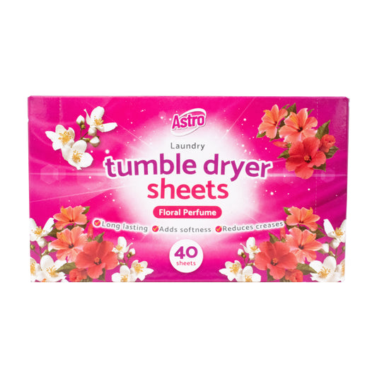 Floral Fragrance Tumble Dryer Sheets 40pk