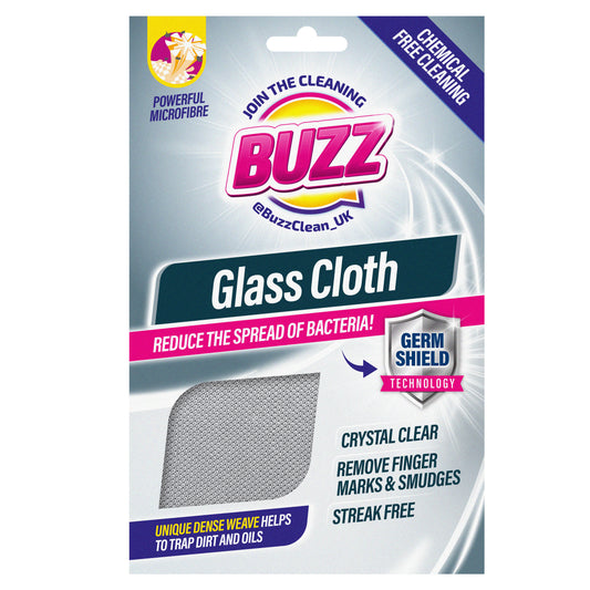 Buzz Microfibre Glass Cloth with Germ Shield (OC)